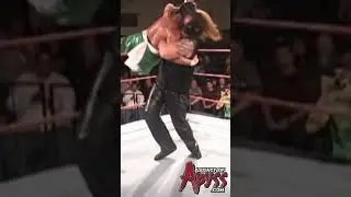 Sabu Walks Into A Black Hole Slam #abyss #sabu #tnawrestling #hardcore #uwf