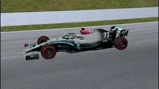 [rFactor] F1 2020 by Alex Maggio 0.1 - Valtteri Bottas Spain Hot-Lap