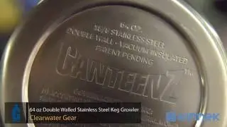 CanteenZ Double Wall Stainless 64oz Keg Growler from ClearWater Gear