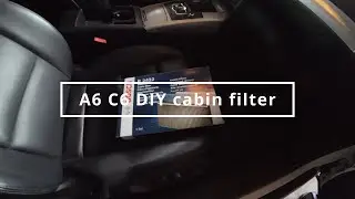Audi A6 C6 DIY quick cabin filter replacement #audi #a6c6 #car #diy #diyproject #cabinfilter