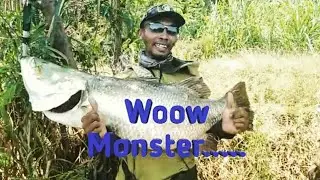 Paser Mania Ikan Kakap Monster 25 Kilogram di Sungai Ketiwon || Fish Hunting
