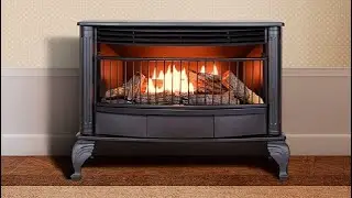 ProCom QNSD250RT Vent Free Dual Fuel Stove, Freestanding Fireplace and Indoor Space Heater Review