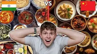 Indian Food VS Chinese Food &bull; MukBang