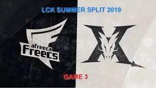 AF vs KZ | Game 3 |  LCK Summer Split 2019