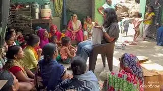 Menstrual hygiene awareness cun  sanitary pad distribution campaigns in delhi slums areas