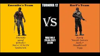 12.Turnuva - 3.Ma&ccedil; - 1.Yarı - Emenike's Team vs KavY's Team