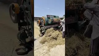 Wheat Thresher machine work amazing