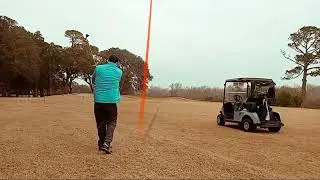 Nice Drive!  Solid 3w!  Flip Wedge to 8 Ft.  Tough Putt!