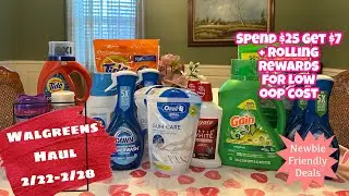 WALGREENS HAUL 2/22-2/28 | NEWBIE FRIENDLY DEALS | ROLLING REWARDS FOR LOW OOP COST + SPEND BOOSTERS