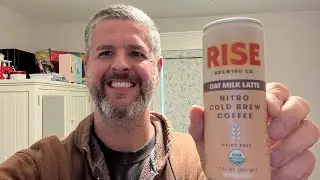 RISE Brewing Company Nitro Cold Brew Oat Milk Latte! Does It RISE To The Occasion...