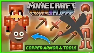 Copper armour is so bad last scene goes wrong 💀💀 in Minecraft 