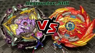 Lucifer The End Kou Drift VS Super Hyperion Xceed 1A - Beyblade Burst Sparking