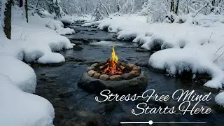 Cozy Pan Flute Music ⛄ Gentle Instrumental Ambience to Calm the Mind, Relax & Sleep Deeply