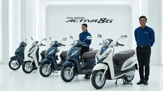 Honda Activa 8G 2026 года наконец-то вышла! Умнее, стильнее и эффективнее! 🔥🚨 | Последний обзор!
