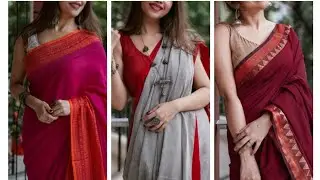 Beautiful handwoven soft cotton sarees collection