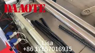 high strength PU hose with wire and fiber extruder machine