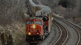 CN 271 in Mallorytown and CN 532 in Brockville, April 21st 2025