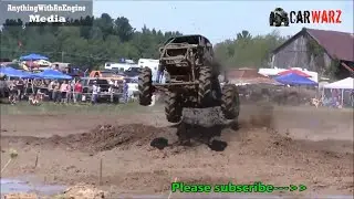 GOING DEEP Mega Truck Mudding At Country Boys Mud Bog 2020
