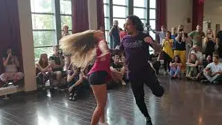 Carlos and Anastasia zouk demo at Russian Zouk Congress 2019
