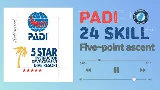 세부 마린 보이 / PADI 24 스킬 # 13,  5단계 상승