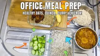 Healthy Indian Office Meals | Simple Meal Prep Outside India 🥗🍳
