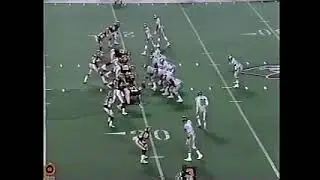 Randall Cunningham dives for the touchdown - Redskins @ Eagles 1994