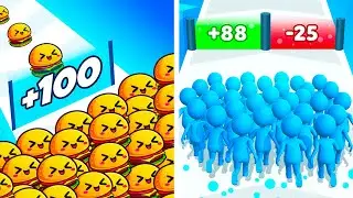 Food Run vs Join Clash 3D😬🫨🫠Walkthrough Max Gameplay FG3522