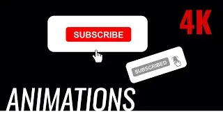 Free Subscribe Animations 4K - For YouTubers