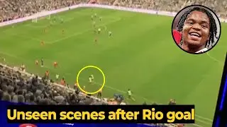 Unseen clips of all Liverpool subs running down to Rio Ngumoha after last-minute goal vs Newcastle