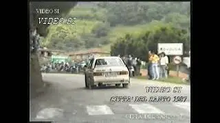Rally Città del Santo 1987 in collaborazione con Motoring rally club