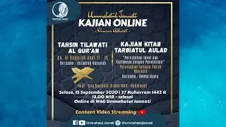 KAJIAN Pernikahan ideal dan kaitannya dengan pendidikan - Tilawati Al Qur'an QS. Al baqarah 11-15