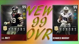 MUT 15 NFL HONORS 99 J.J. WATT 101 PWM & DeMARCO MURRAY TWO SON OF A GLITCHES