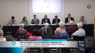 Pierce County Council is coming to a community near you