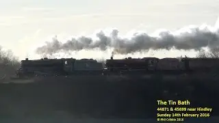 Double Headed Steam on the Mainline - 14th February 2016