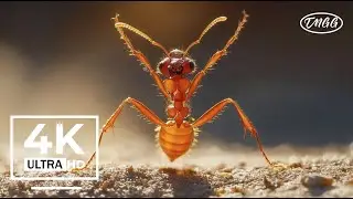 Fascinating Insects with Relaxing Music 4K Video | Stress Relief and Peaceful Vibes | TMGG Radio