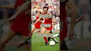 Top 10 Greatest German Footballers of all Time ⚽. #top10 #football #germany #yt #viral #shorts