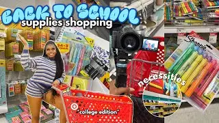 come BACK TO SCHOOL SUPPLIES SHOPPING with me| bts essentials for highschool & college students!