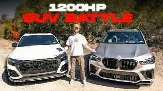 Audi RSQ8 vs BMW X5M Comp | BACKROADS TEST