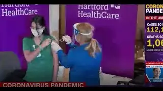 CNN Coverage - Hartford HealthCare Administers Second Dose of Pfizer Vaccine
