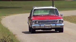 1964 AMC RAMBLER AMBASSADOR 990 WAGON V8 VIDEO 2