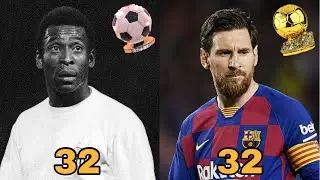 32 Years old Messi was Golden Ball Level But... 32 Years old Pele was Diamond Ball Level !