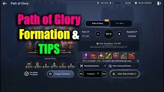 Black Desert Mobile Path of Glory Formation & Tips