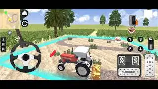 Real Tractor Framing Simulator 2024 || Indan tractor new update gameplay #androidgameplay #tractor