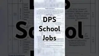 DPS School Jobs 2025 | New Jobs 2025 in Pakistan Today | New Jobs in Pakistan