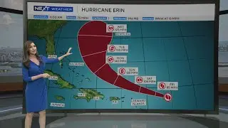 Erin strengthens into first hurricane of 2025 Atlantic season