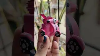 Empty Acrylic bottle craft | Easy Clay craft ideas | Beautiful mini scooter making #shorts
