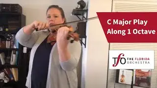 C Major 1 Octave Scale Play Along