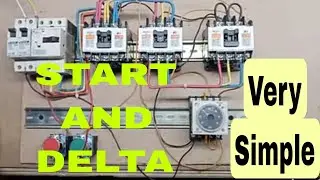 How to Make Star & Delta circuit diagram and working of Star Delta with practically