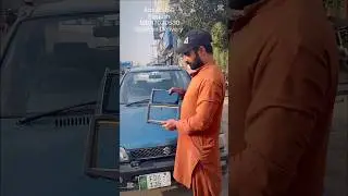 Mehran car Android with frame install #abdullahgposhish #03017020530 cod #suzuki #mehran #cars#viral