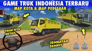 SEBAGUS INI😱 Bocoran Terbaru Game Truck Canter Simulator Indonesia Map Luas & Graffik HD Terbaru ‼️